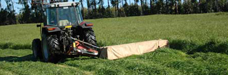 Hay mowing
