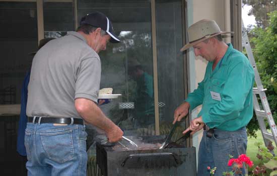 Chef Rocky and Allan Gordin