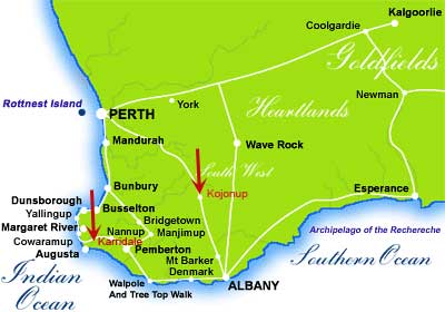 Southwest map